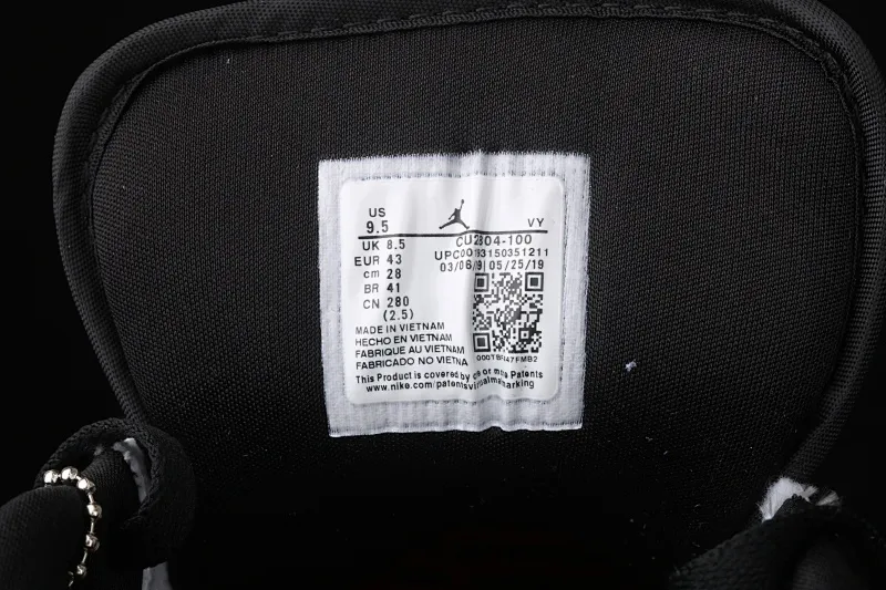 All categories Air Jordan Jordan series basketball shoes Air Jordan 1 Low CLOT x Air Jordan 1 Low "Fearless" AJ1 Joe 1 low-top white silk CU2804-100
